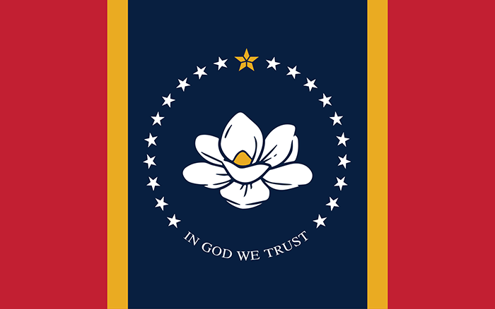 The In God We Trust flag, Mississippi's new banner