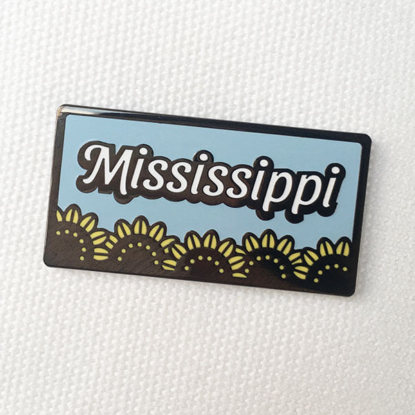 Mississippi Pin - Sunflowers